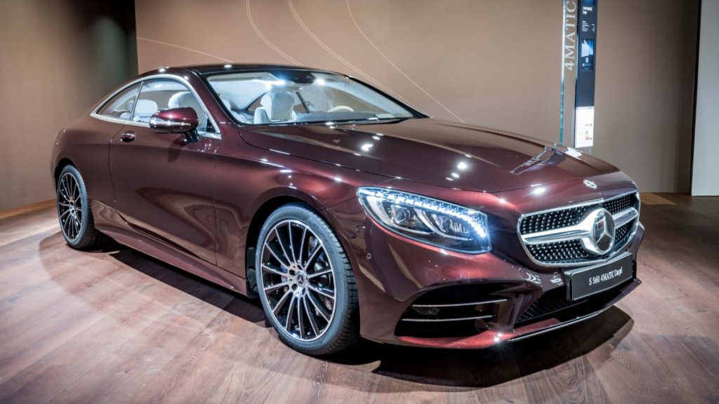 LUXURY CAR MERCEDES S CLASS COUPE