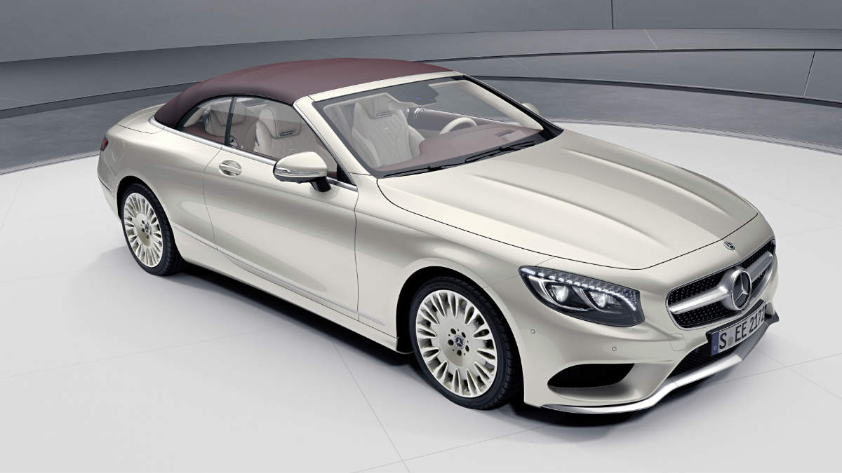 LUXURY CAR MERCEDES S CLASS CABRIO