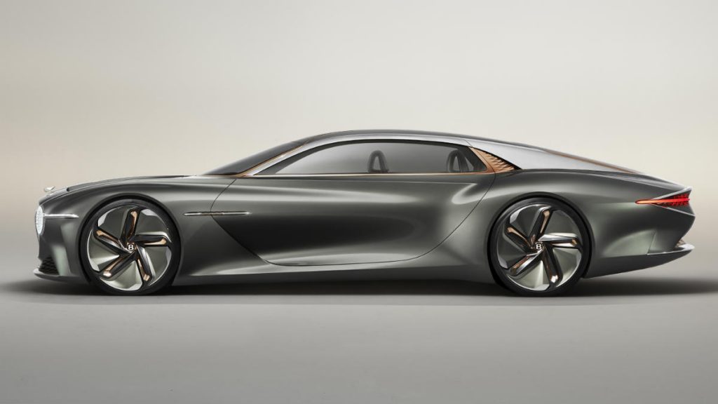 LUXURY ELECTRIC CONCEPT CAR BENTLEY EXP 100 GT